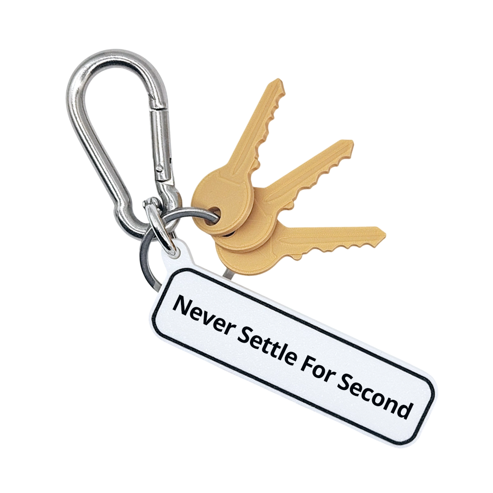 Never Settle For Second
