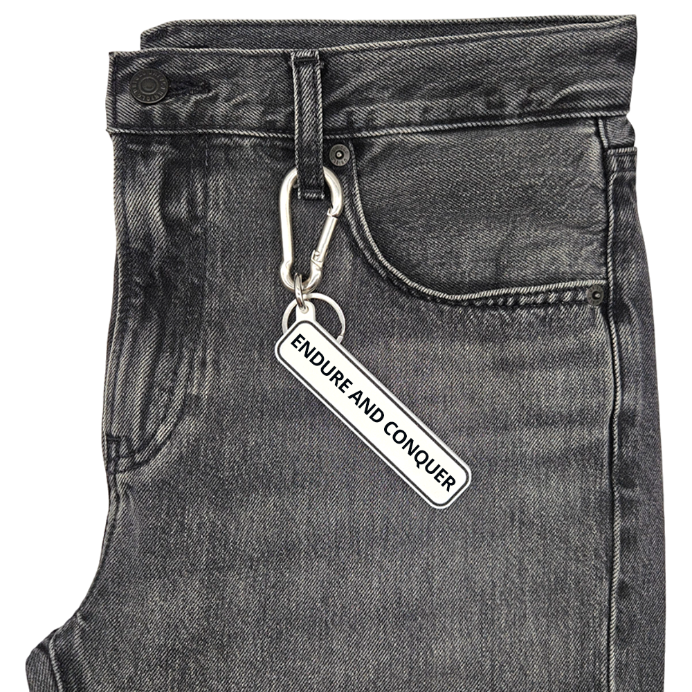 ENDURE AND CONQUER - Fitness Gym Bag Charm