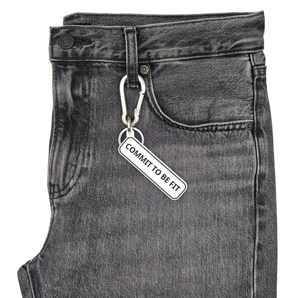 COMMIT TO BE FIT - Fitness Gym Bag Charm