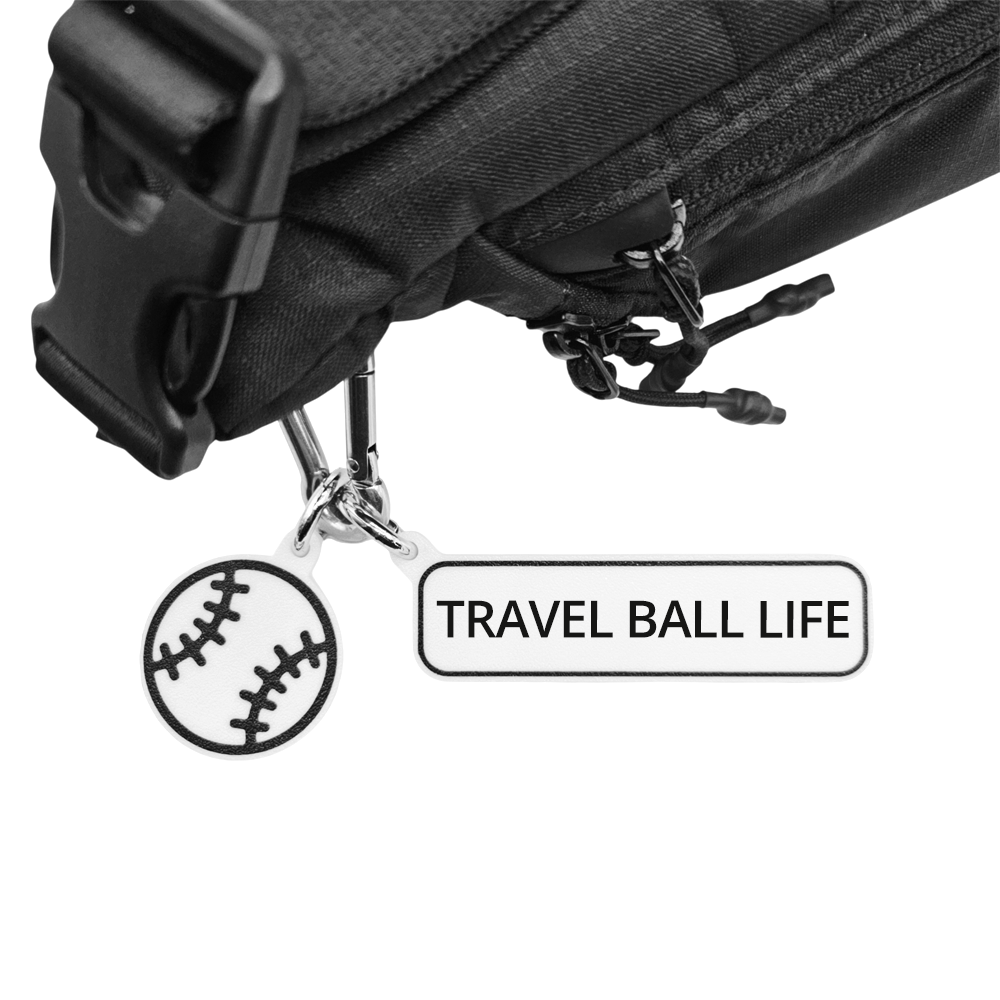 TRAVEL BALL LIFE - Baseball Bag Charm