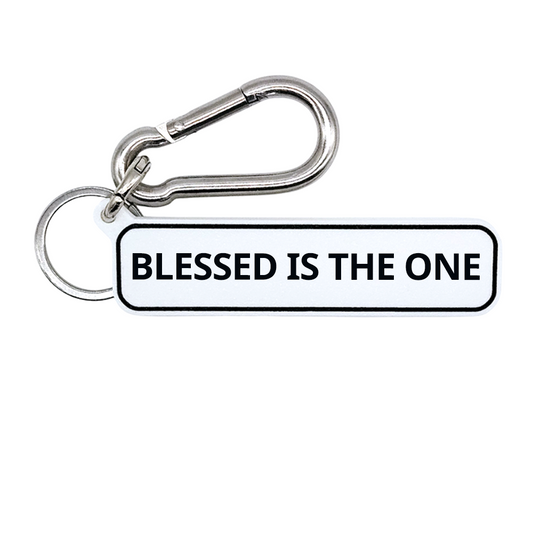 BLESSED IS THE ONE - Psalm 34:8 Scripture Bag Charm