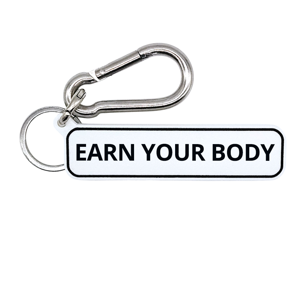 EARN YOUR BODY - Fitness Gym Bag Charm