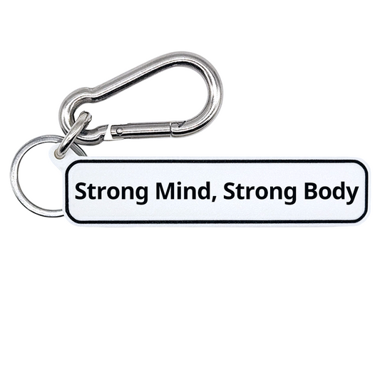 Strong Mind, Strong Body - Fitness Gym Bag Charm