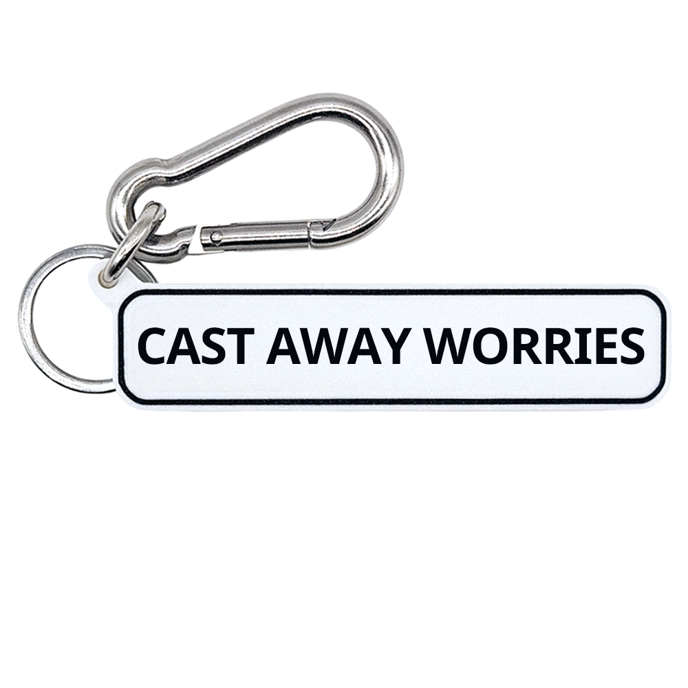 CAST AWAY WORRIES - Fishing Bag Charm