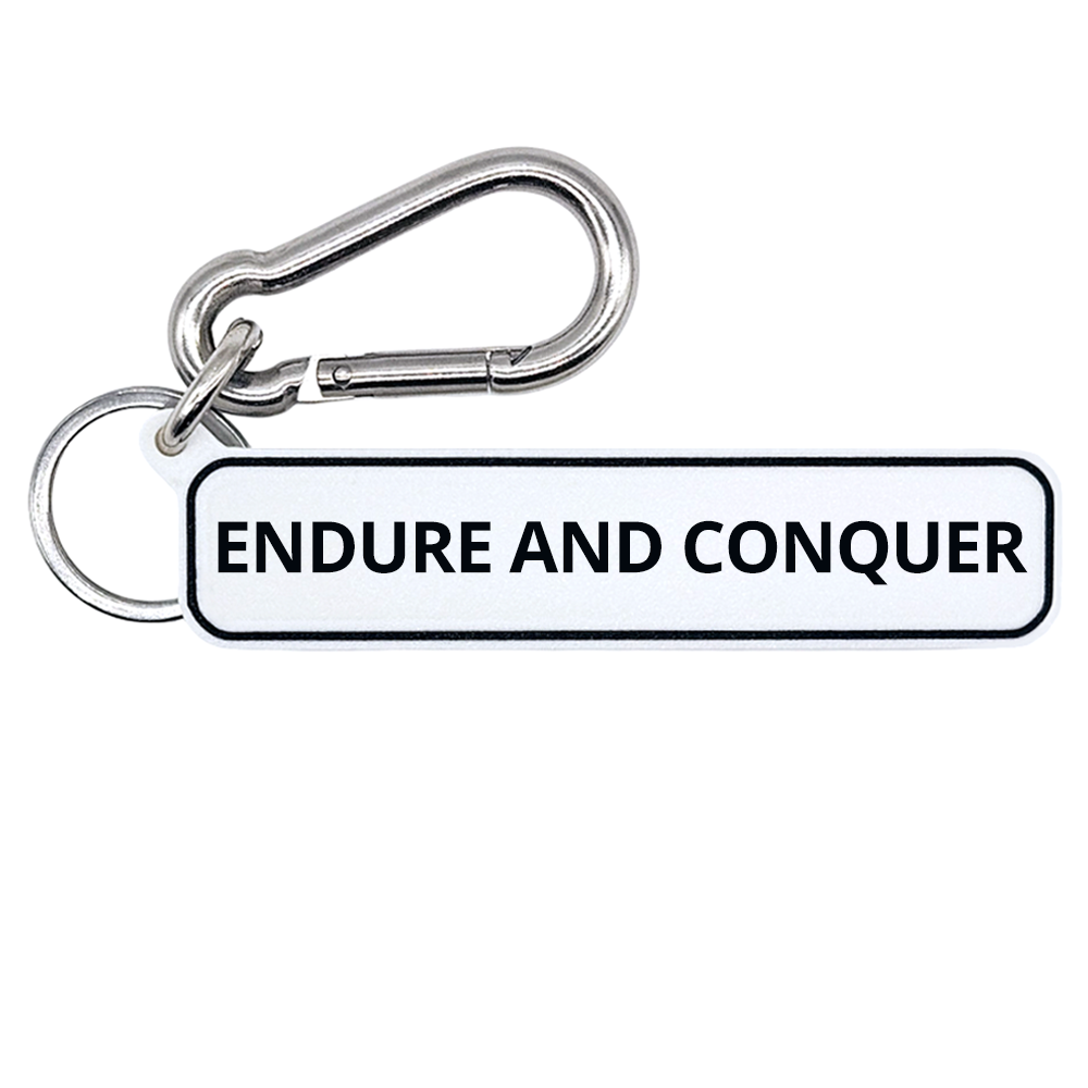 ENDURE AND CONQUER - Fitness Gym Bag Charm