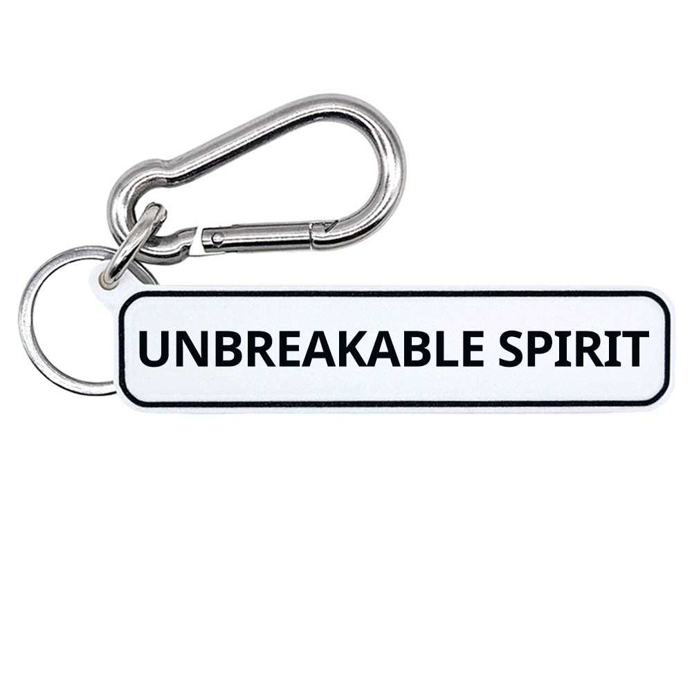 UNBREAKABLE SPIRIT - Inspirational Bag Charm
