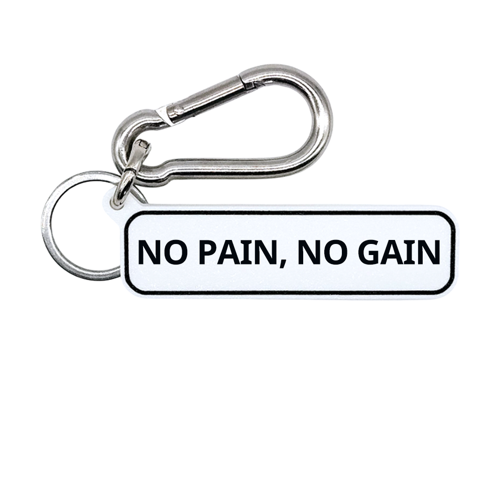 NO PAIN, NO GAIN - Fitness Gym Bag Charm