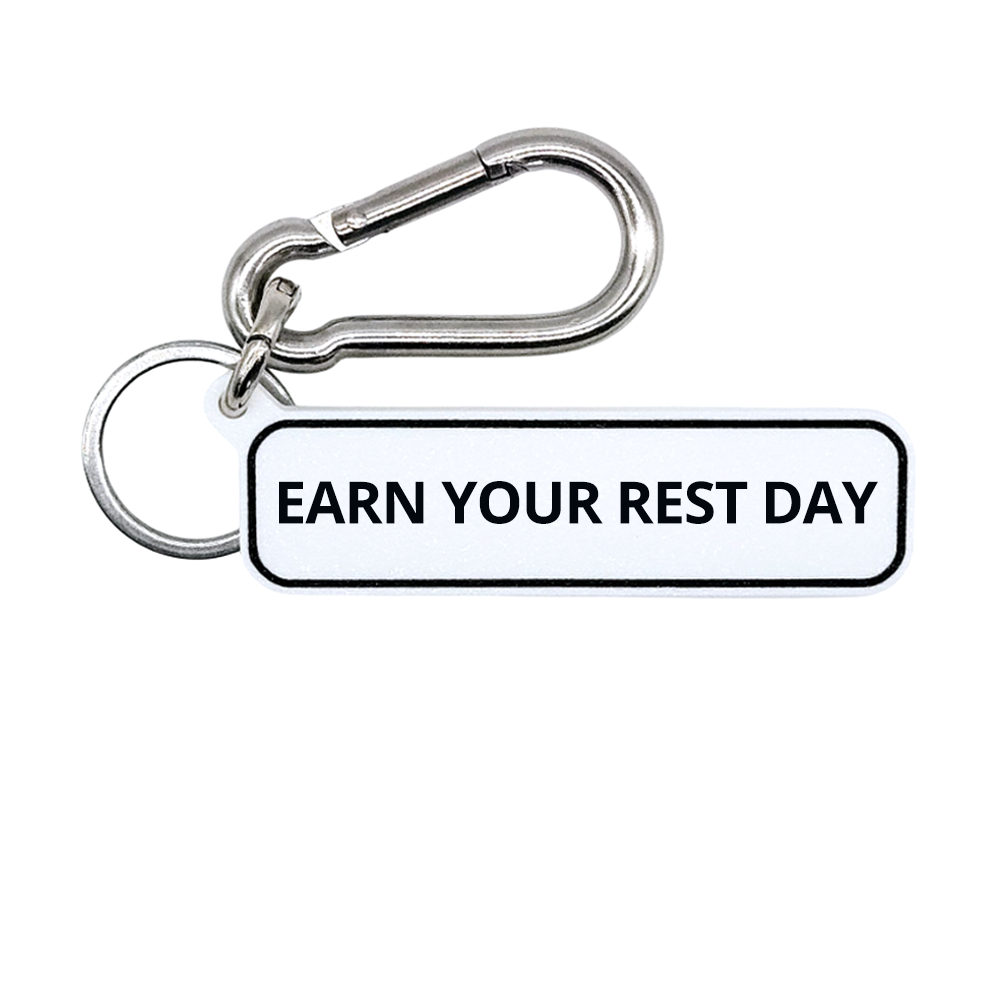 EARN YOUR REST DAY - Fitness Gym Bag Charm