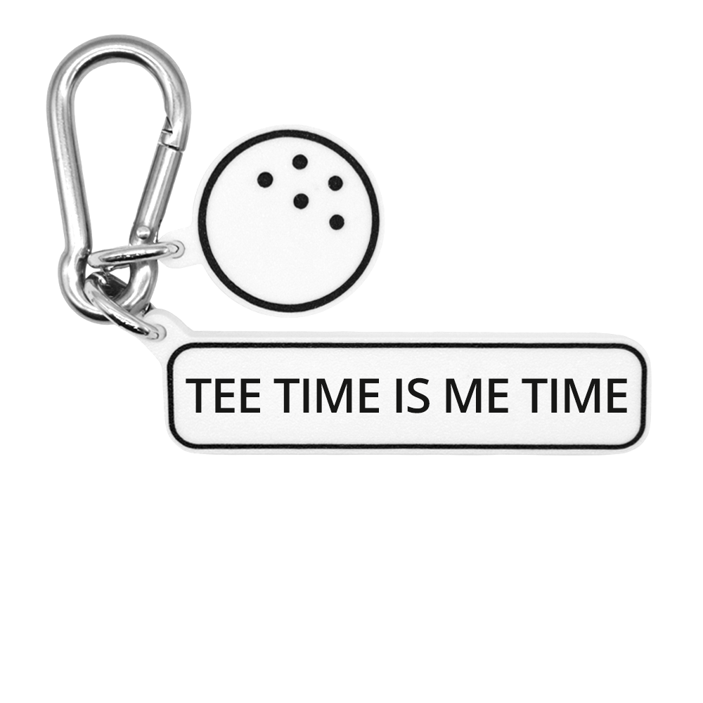 TEE TIME IS ME TIME - Golf Bag Charm