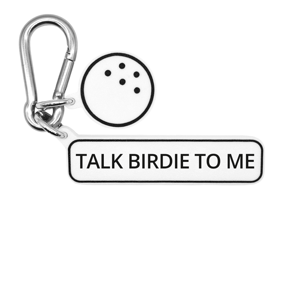TALK BIRDIE TO ME - Golf Bag Charm