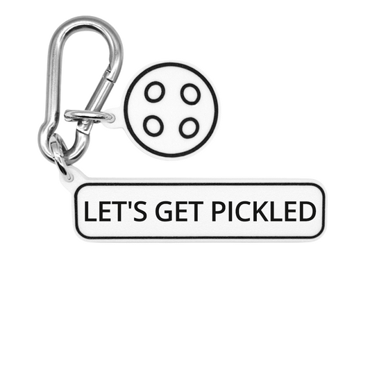 LET'S GET PICKLED - Pickleball Bag Charm