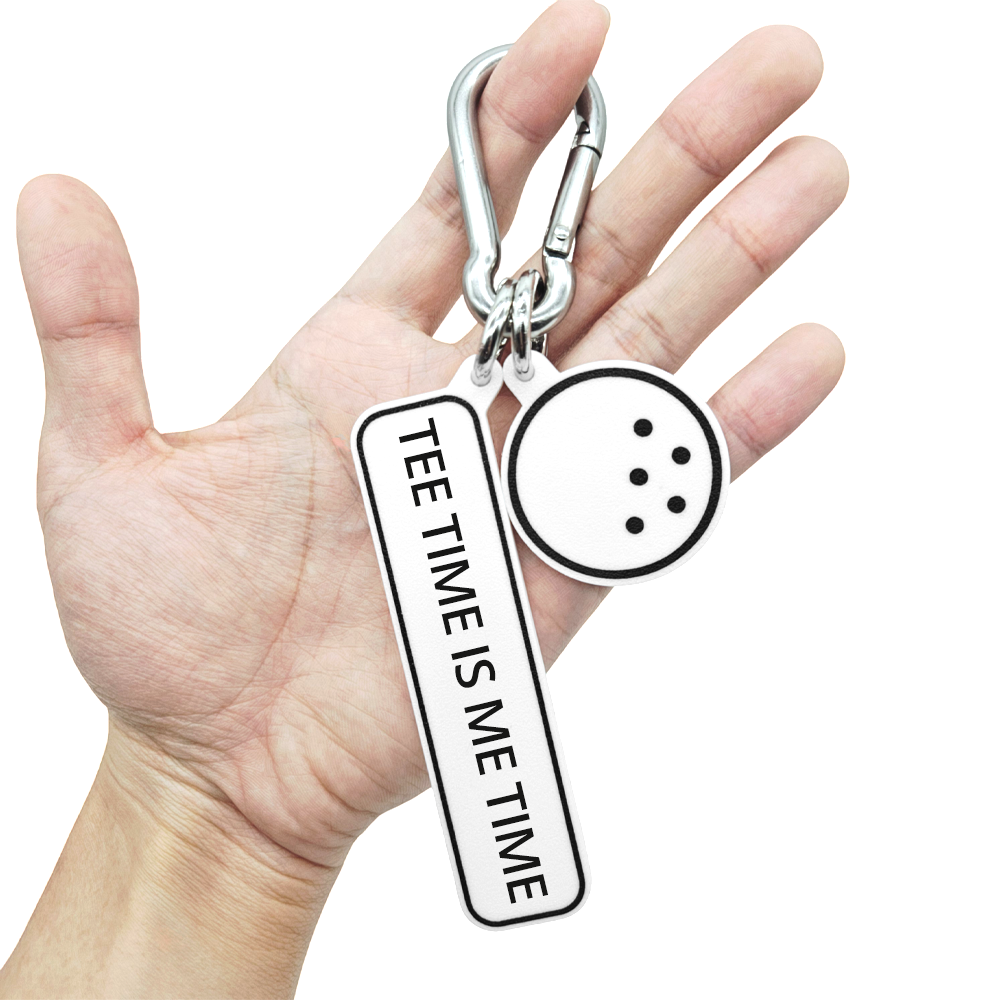 TEE TIME IS ME TIME - Golf Bag Charm