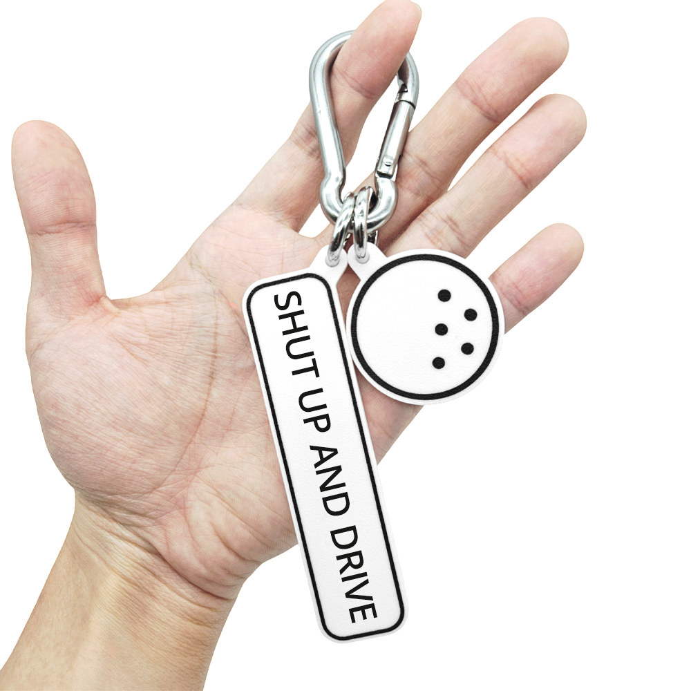 SHUT UP AND DRIVE - Golf Bag Charm