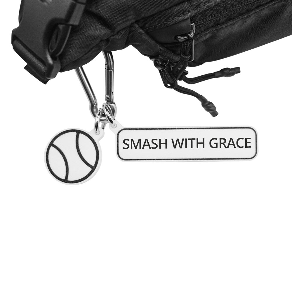 SMASH WITH GRACE - Tennis Bag Charm