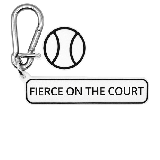 FIERCE ON THE COURT - Tennis Bag Charm