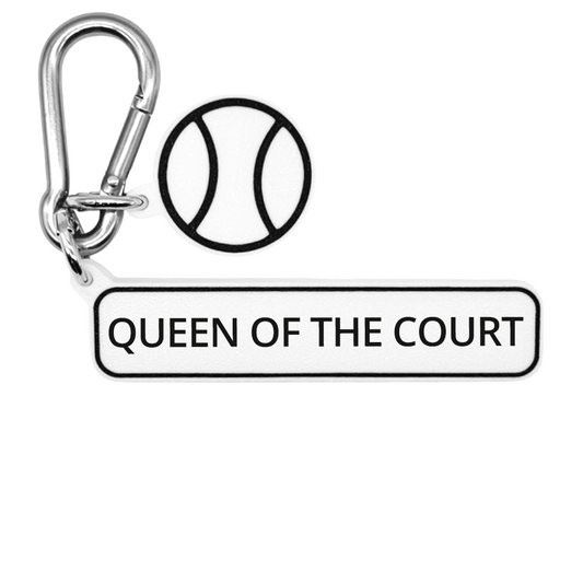 QUEEN OF THE COURT - Tennis Bag Charm