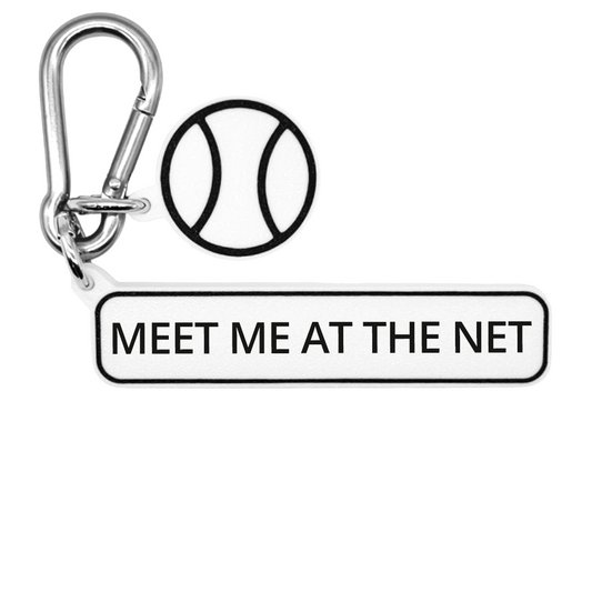 MEET ME AT THE NET - Tennis Bag Charm