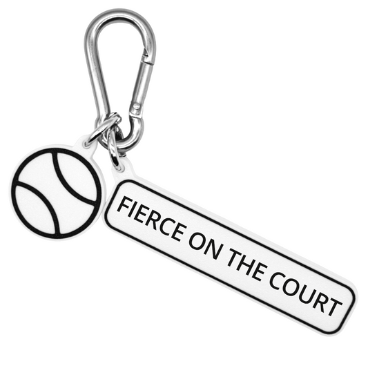 FIERCE ON THE COURT - Tennis Bag Charm