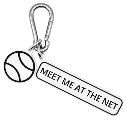 MEET ME AT THE NET - Tennis Bag Charm