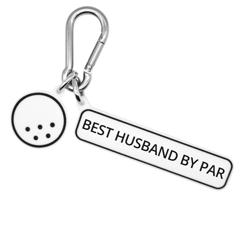 BEST HUSBAND BY PAR - Golf Bag Charm