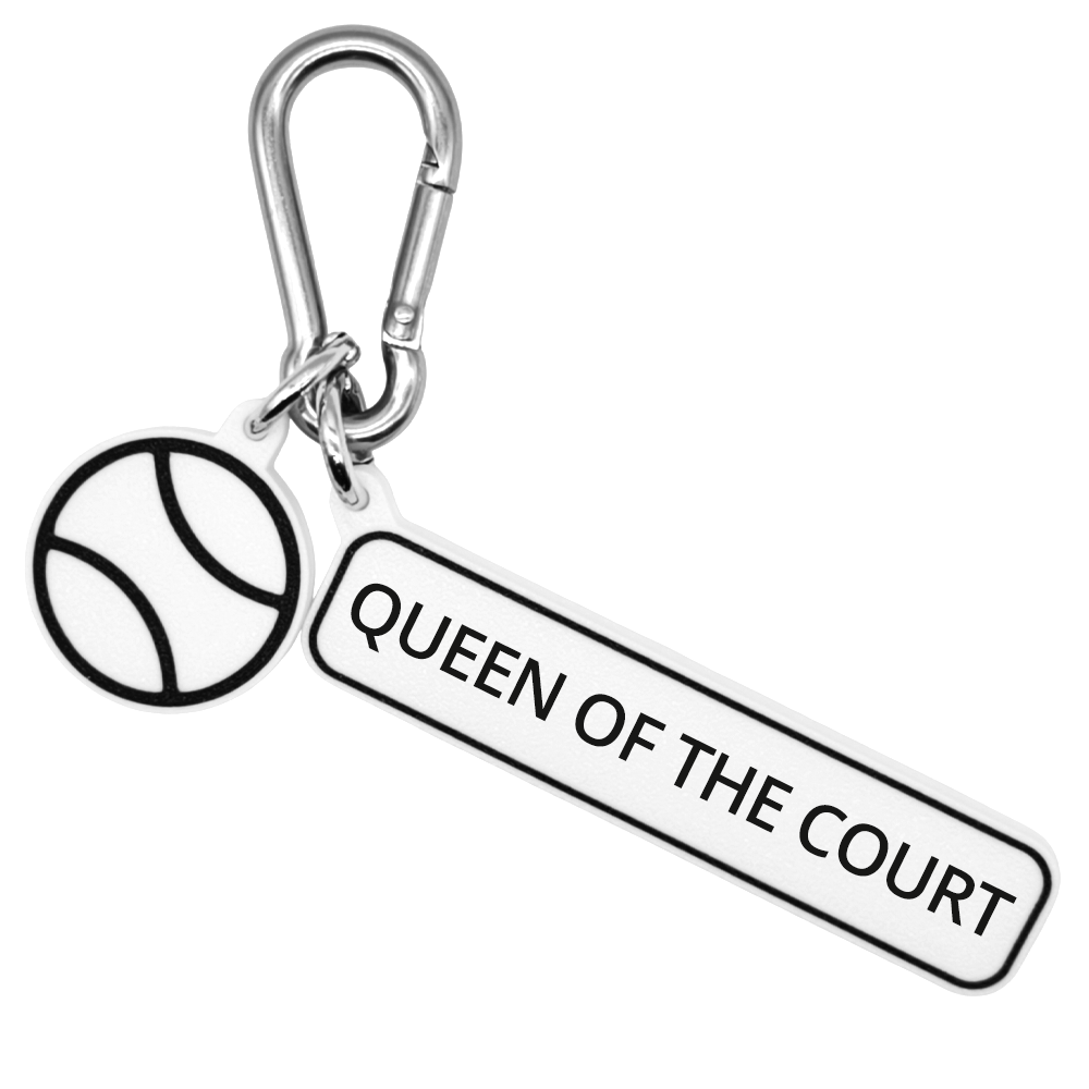 QUEEN OF THE COURT - Tennis Bag Charm
