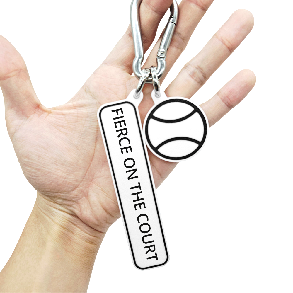 FIERCE ON THE COURT - Tennis Bag Charm