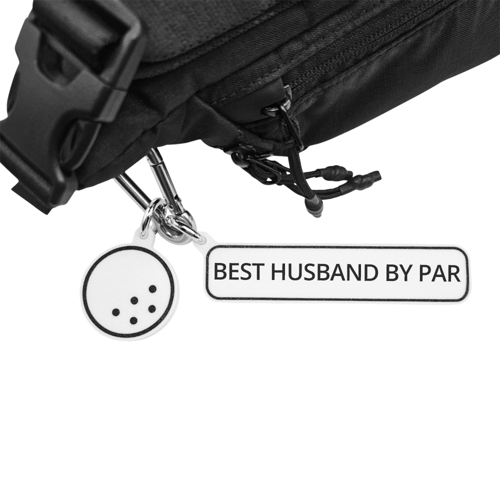 BEST HUSBAND BY PAR - Golf Bag Charm