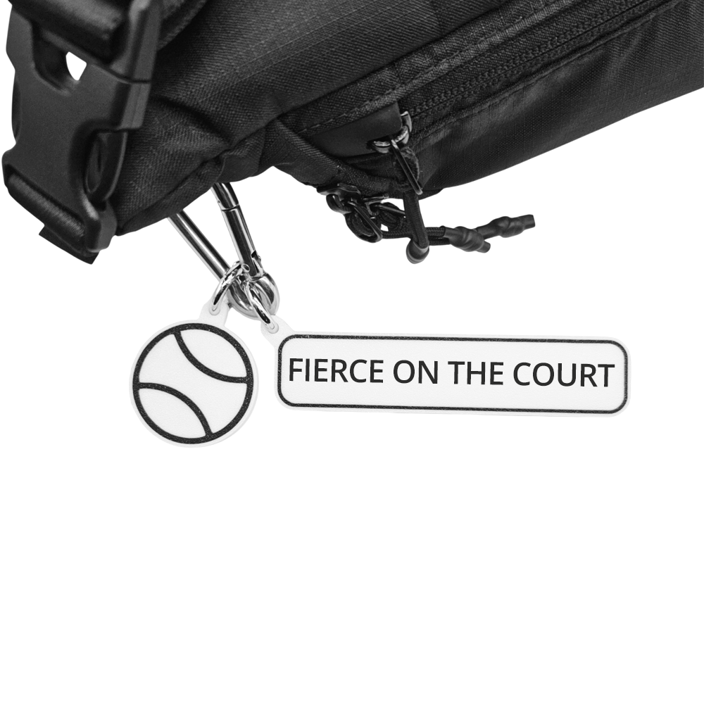 FIERCE ON THE COURT - Tennis Bag Charm
