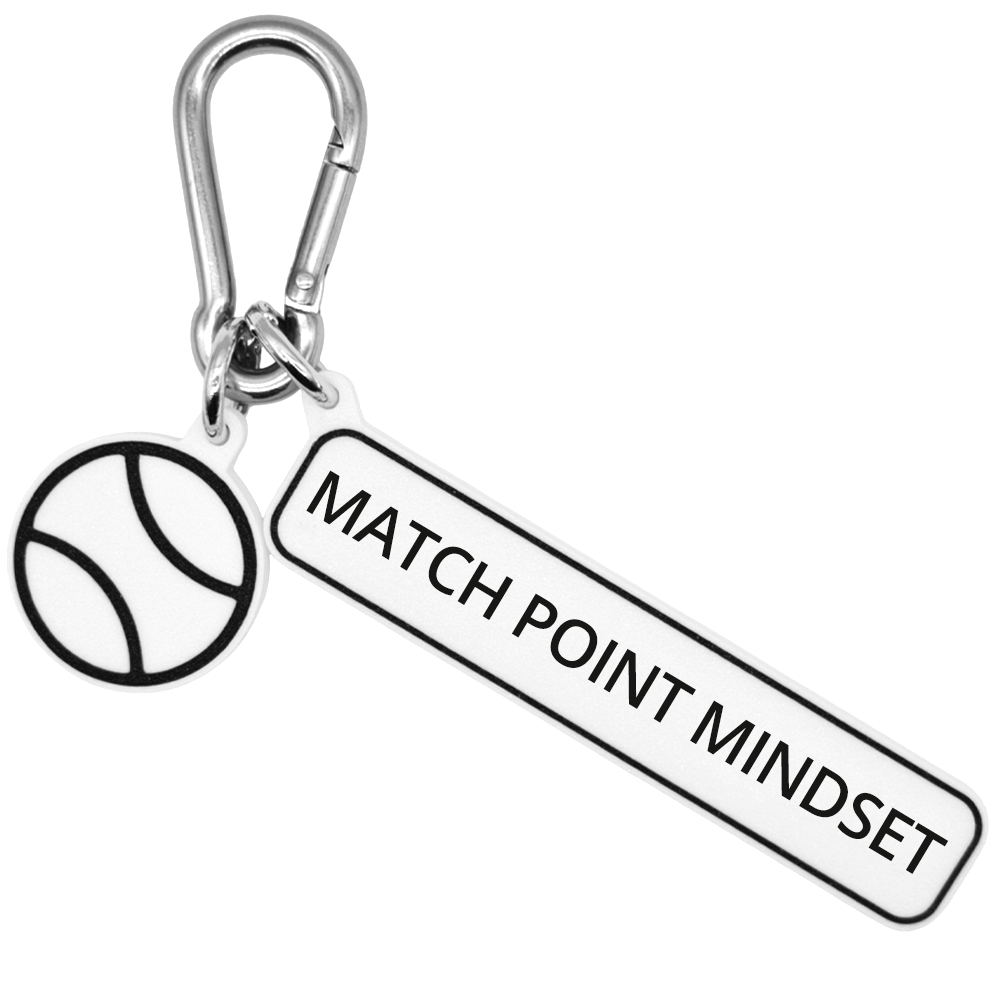 MATCH POINT MINDSET - Tennis Bag Charm