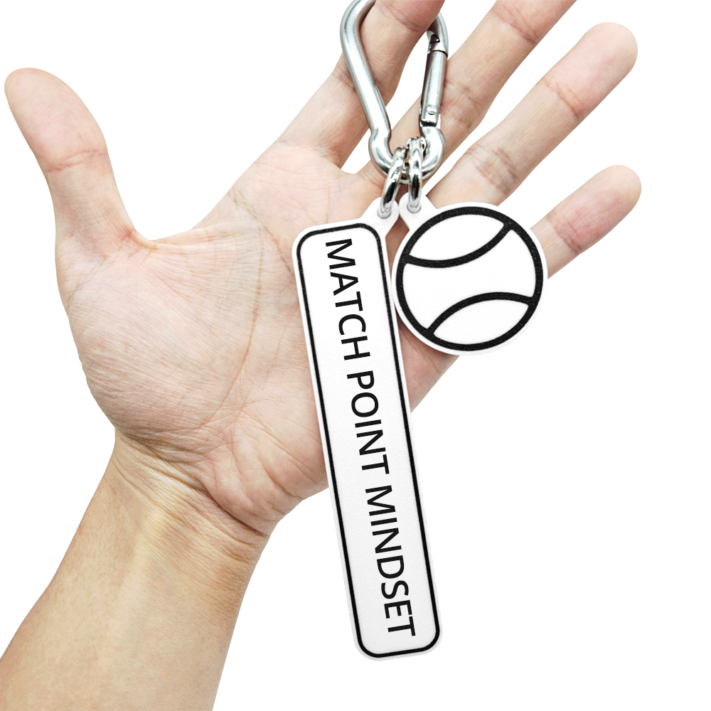 MATCH POINT MINDSET - Tennis Bag Charm