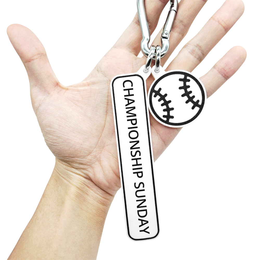 CHAMPIONSHIP SUNDAY - Baseball Bag Charm