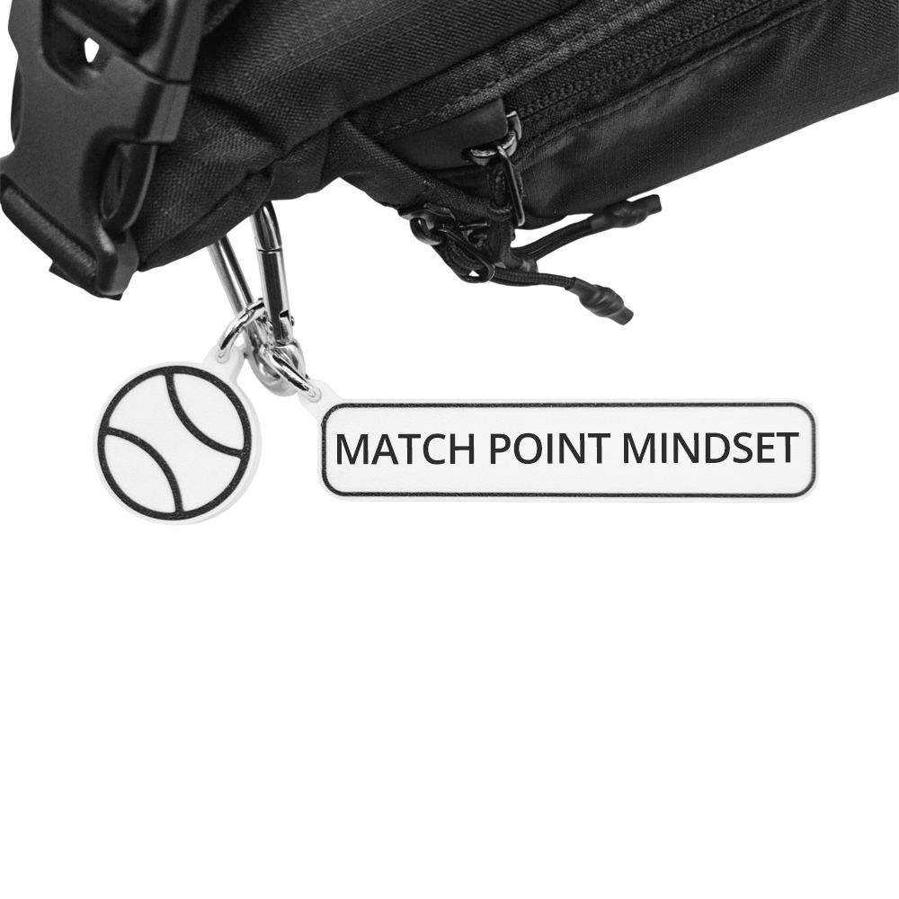 MATCH POINT MINDSET - Tennis Bag Charm