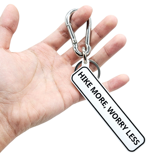 HIKE MORE, WORRY LESS - Hiking Backpack Charm