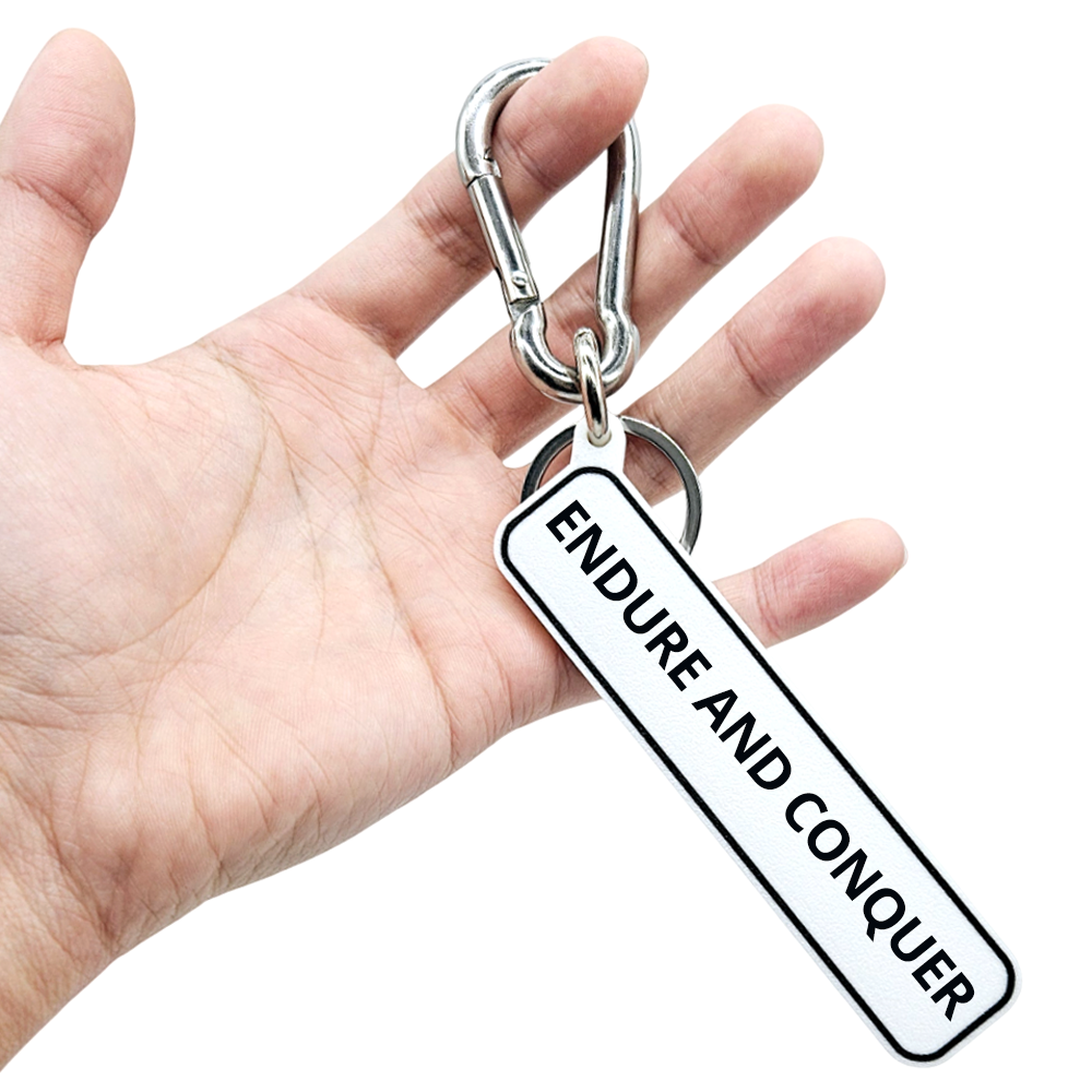 ENDURE AND CONQUER - Fitness Gym Bag Charm