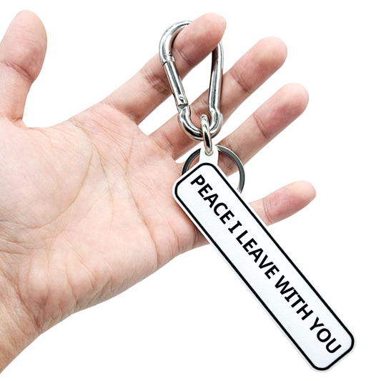 PEACE I LEAVE WITH YOU - John 14:27 Scripture Bag Charm