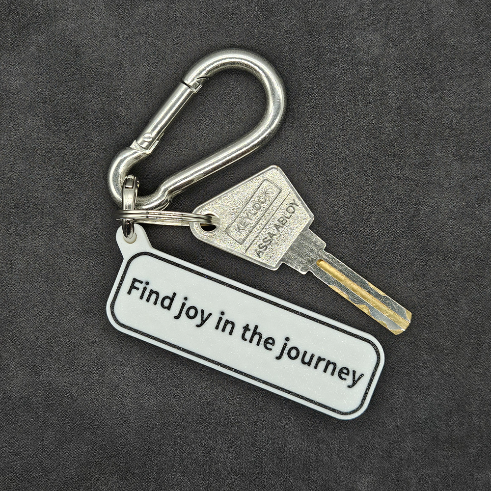 "Find joy in the journey" Keychain Pendant Bag Charms