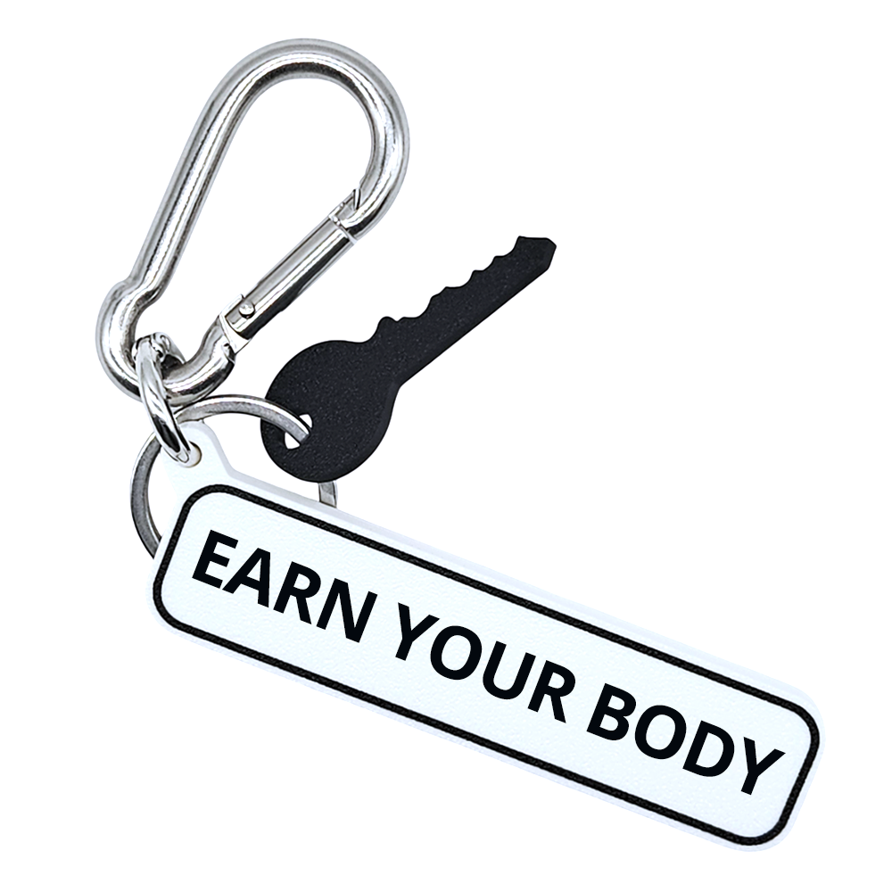 EARN YOUR BODY - Fitness Gym Bag Charm