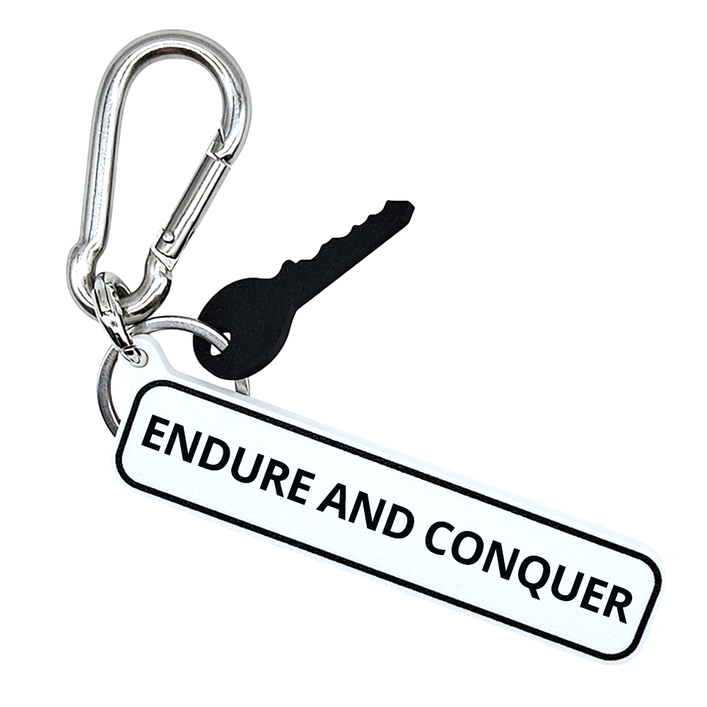 ENDURE AND CONQUER - Fitness Gym Bag Charm