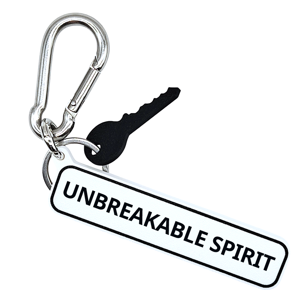 UNBREAKABLE SPIRIT - Inspirational Bag Charm