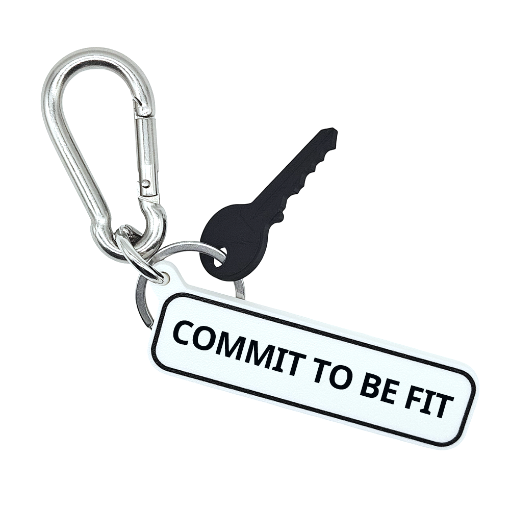 COMMIT TO BE FIT - Fitness Gym Bag Charm