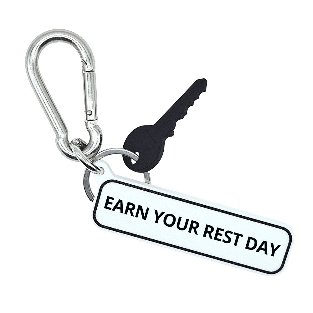 EARN YOUR REST DAY - Fitness Gym Bag Charm