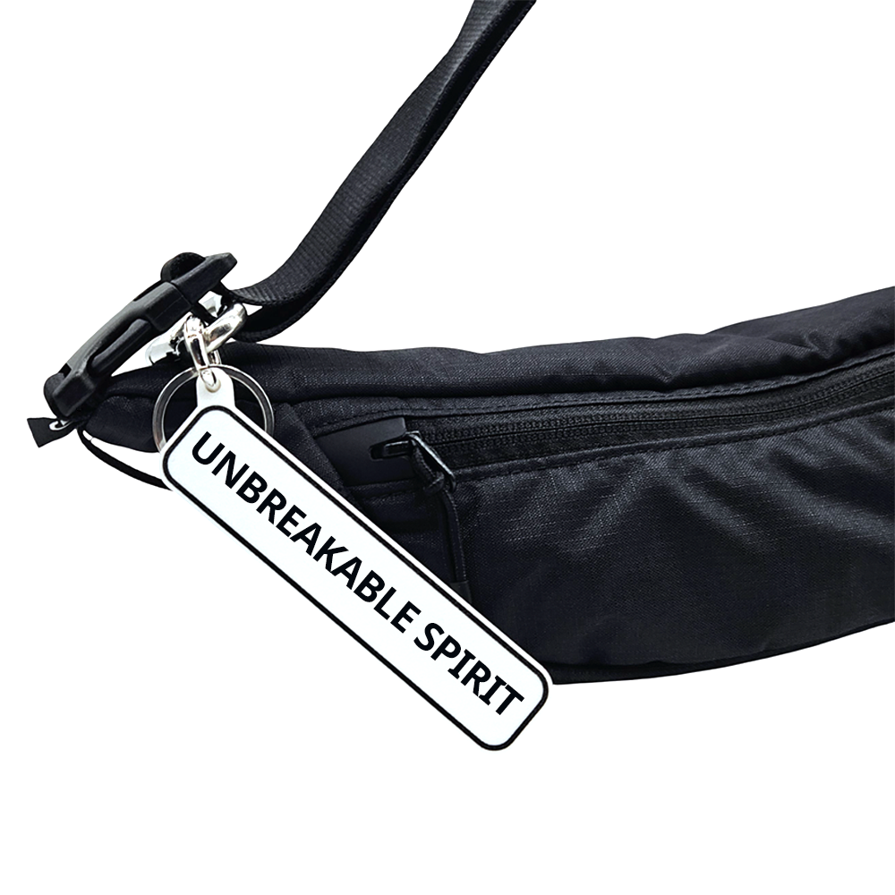 UNBREAKABLE SPIRIT - Inspirational Bag Charm