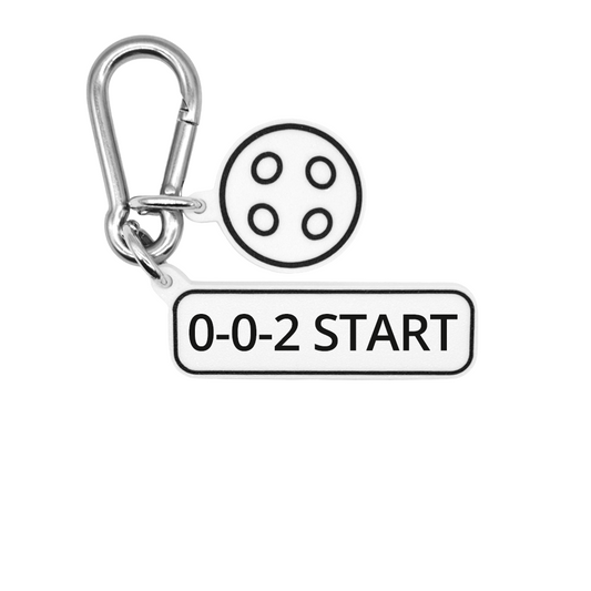 0-0-2 START - Pickleball Bag Charm