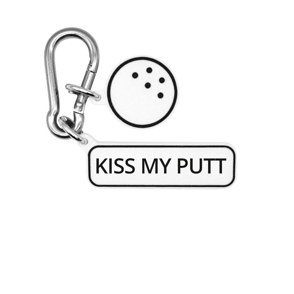 KISS MY PUTT - Golf Bag Charm