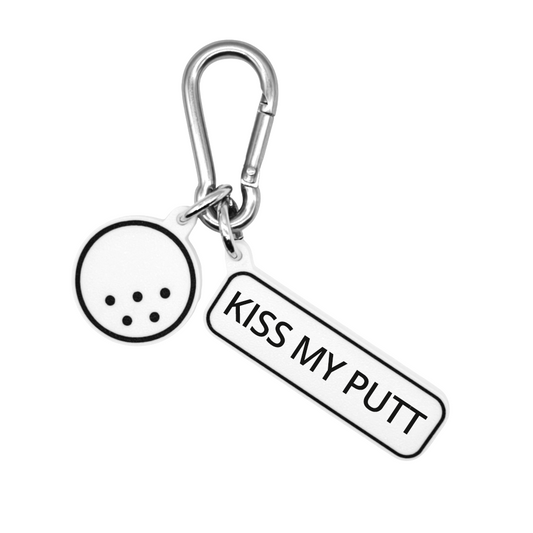 KISS MY PUTT - Golf Bag Charm