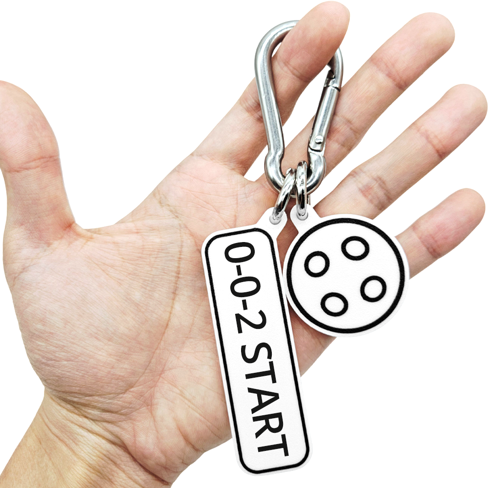 0-0-2 START - Pickleball Bag Charm