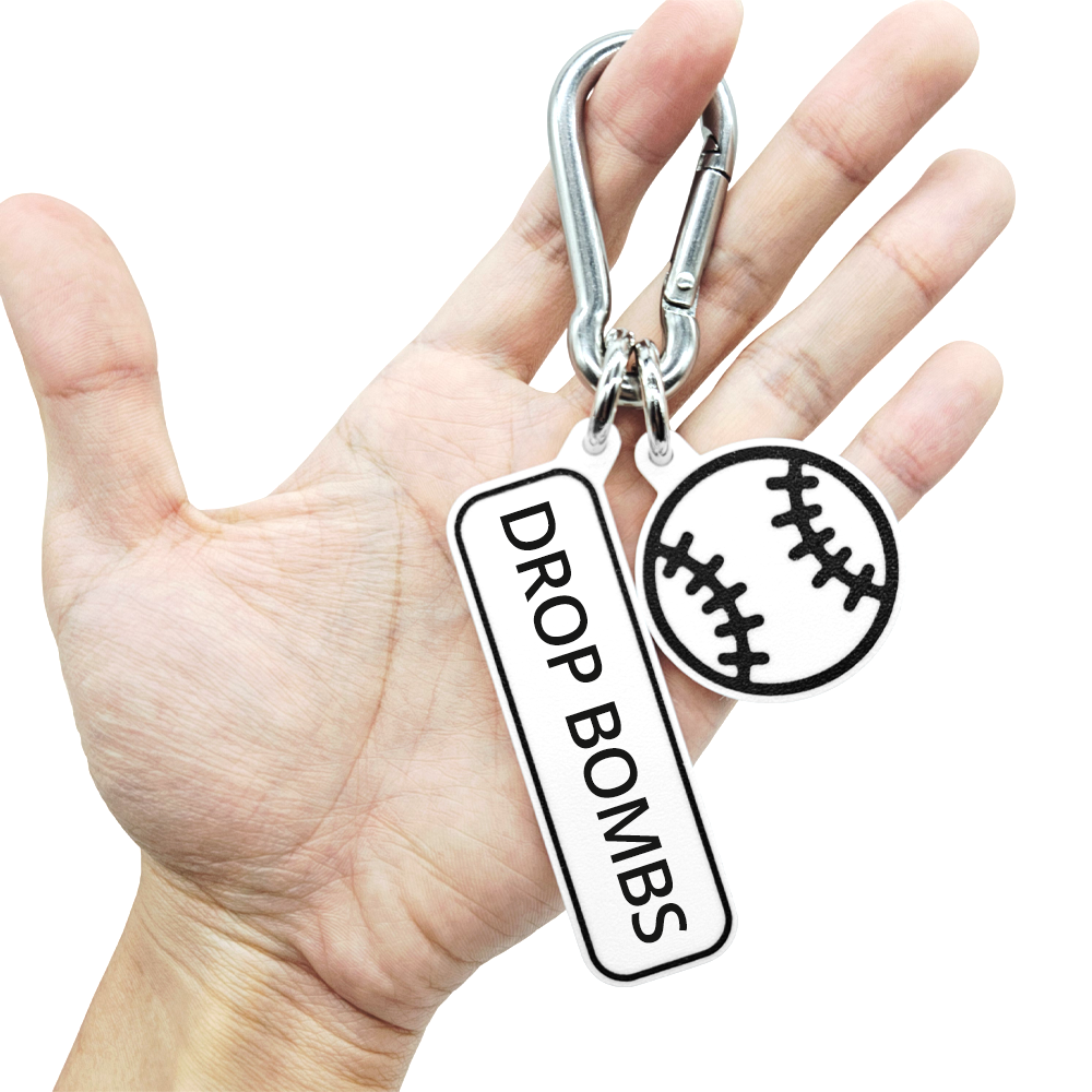 DROP BOMBS - Baseball Bag Charm