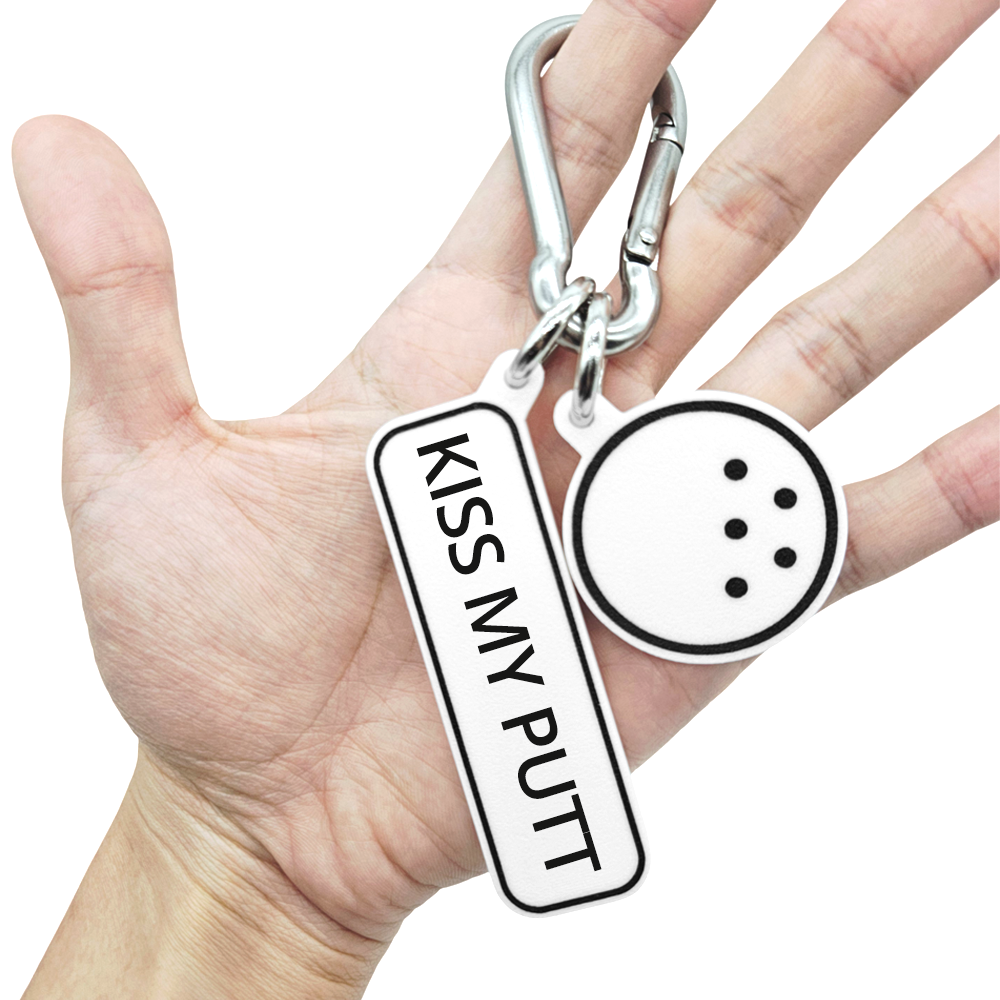 KISS MY PUTT - Golf Bag Charm
