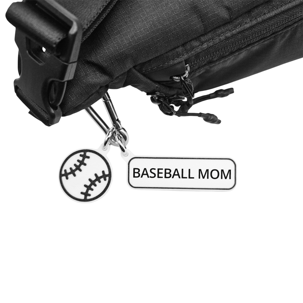 BASEBALL MOM - Baseball Bag Charm