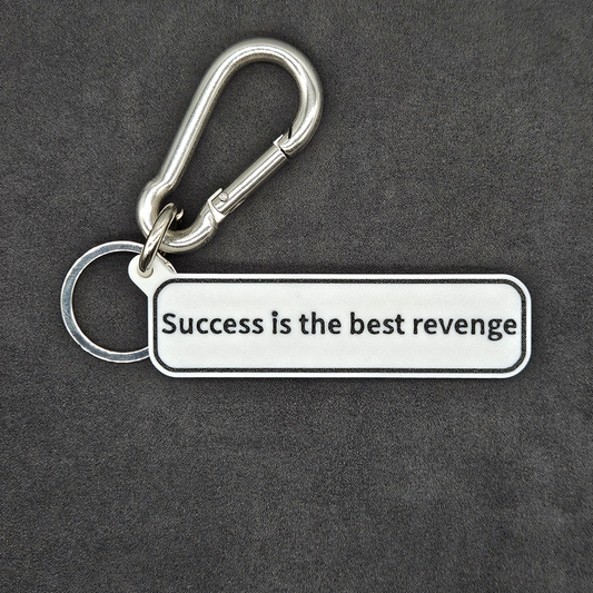 "Success is the best revenge" Keychain Pendant Bag Charms